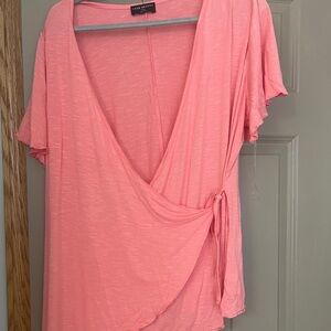 Lane Bryant Faux Wrap t-shirt